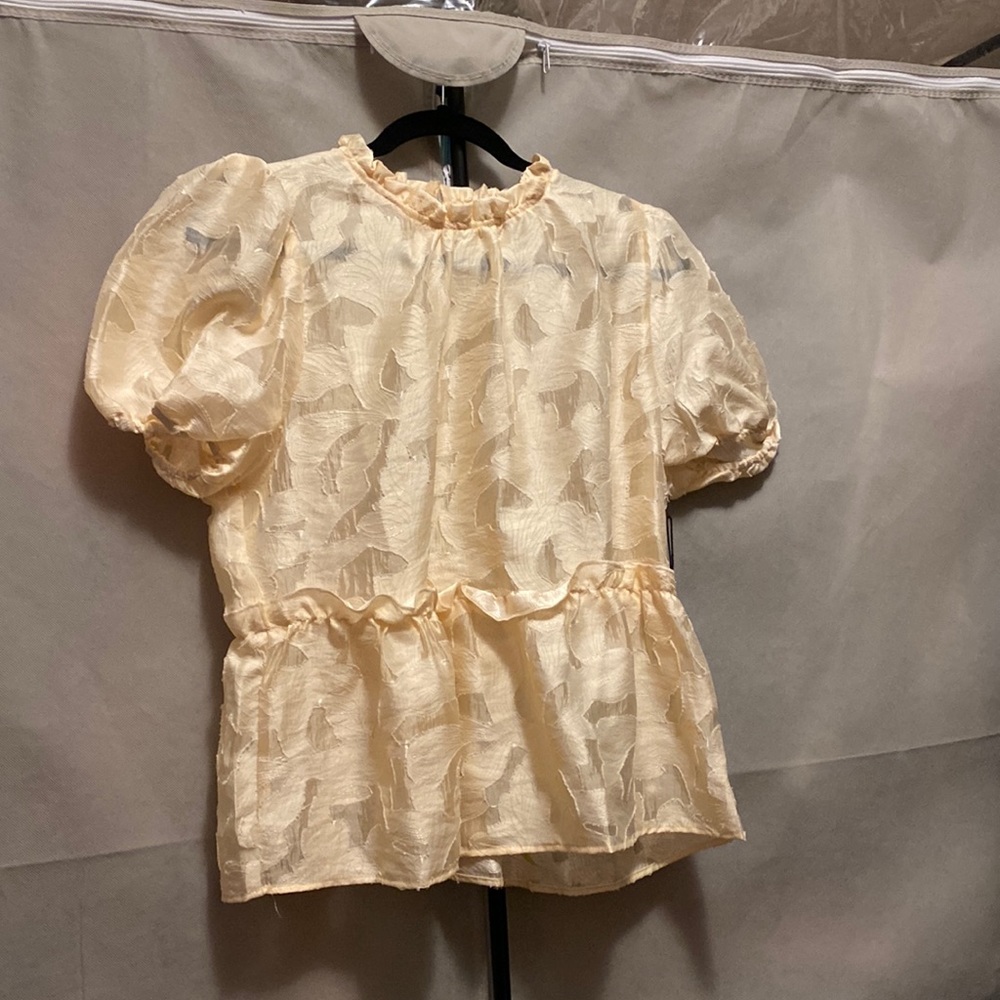AliceBlue Top, Size: large, Color: Antique Beige